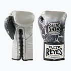 Cleto Reyes Velcro Sparring silver/black boxing gloves