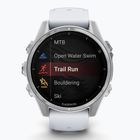 Watch Garmin Fenix 8 43 mm Amoled silver/white stone