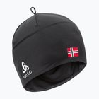 Winter hat ODLO Polyknit Fan Warm black/norwegian flag