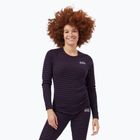 Women's thermal top ODLO Warm Originals Stripes Bl Top Crew Neck dark saphire