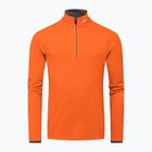 Men's KJUS Feel Midlayer Half Zip ski sweatshirt kjus orange
