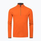 KJUS men's Feel Half-Zip orange ski sweatshirt MS25-E06