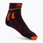 Men's trail socks X-Socks Trail Run Energy burgundy-orange RS13S19U-O003