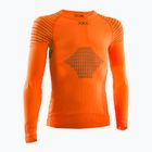 Children's thermal base layer top X-Bionic Invent 4.0 sunset orange/anthracite