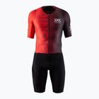 Men's X-Bionic Dragonfly 5G red/black triathlon suit IN-DI600S21M