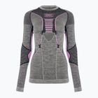 Women's thermoactive sweatshirt X-Bionic Merino black/grey/magnolia