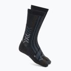 Men's socks X-Socks Trekking Perform Merino Crew black/charcoal