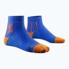 Men's X-Socks Run Perform Ankle twyce blue/orange running socks
