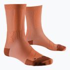 X-Socks Gravel Discover Crew sunset orange socks