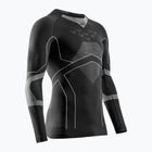 Men's thermal active sweatshirt X-Bionic Energy Accumulator Light Shirt black/light grey
