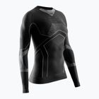 Women's thermal active sweatshirt X-Bionic Energy Accumulator Light Shirt black / light grey