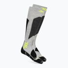 Ski socks X-Socks Ski Discover Otc rhino grey/canary