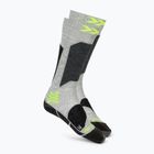 Children's ski socks X-Socks Ski Discover Otc rhino grey/canary