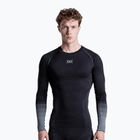 Men's thermal sweatshirt X-Bionic Invent Graphics LS x black/dark grey
