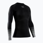 Women's thermal sweatshirt X-Bionic Invent Graphics LS x black/dark grey