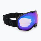 Ski goggles SCOTT Faze II mineral black/amp iluminator blue chrome