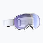 Ski goggles SCOTT Faze II mineral white/amp iluminator blue chrome