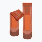 On Ultra rust/flame running socks