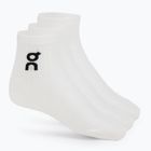 Socks On Running Logo Sock Mid 3 pairs white