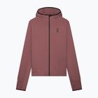 Men's running sweatshirt On Climate Zip Hoodie barberry