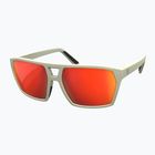 SCOTT Tune sand beige/red chrome sunglasses