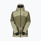 Men's ski jacket SCOTT Ultimate Dryo Ripstop dust grey/douglas green