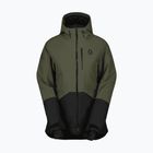 Women's Ski Jacket SCOTT Ultimate Dryo Ripstop douglas green/black