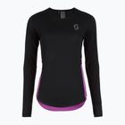 Women's running longsleeve SCOTT Endurance Tech black/liquid purple