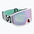 Ski goggles SCOTT Ambit white/mint green/amp lavender chrome