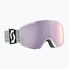 Ski goggles SCOTT Shield white/mint green/amp lavender chrome