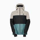 Men's ski jacket SCOTT Ultimate Dryo 10 frozen blue/dust white