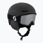 Ski helmet SCOTT Track + Gogle Factor Pro Combo mineral black/amp silver chrome