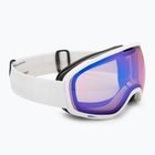 Ski goggles SCOTT Unlimited II OTG mineral white/amp iluminator blue chrome