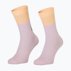 Socks SCOTT Block Stripe Crew bliss pink/apricot pink