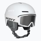 Ski helmet SCOTT Track + Gogle Trace white