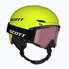 Children's ski helmet SCOTT Track + Gogle Factor Pro Combo neon yellow/black