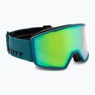 Ski goggles SCOTT Trace Pro petrol green/green chrome