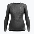 Women's thermal long-sleeve top Odlo Performance Warm Blackcomb Bl Top Crew Neck black