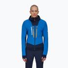 Mammut men's softshell jacket Aenergy SO Hybrid blue-green 1011-01920-50507-113