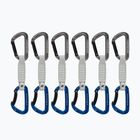 Mammut Workhorse Keylock climbing expressions 12 cm Quickdraws 6 pcs grey/blue