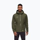 Men's Mammut Crater IV HS Hooded dark marsh rain jacket