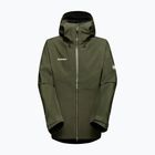 Men's Mammut Crater IV HS Hooded dark marsh rain jacket