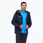 Men's 3-in-1 jacket Mammut Convey 3 in 1 HS Hooded marine/ glacier blue