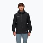 Men's rain jacket Mammut Treeline HS Hooded black