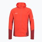 Men's sweatshirt Mammut Taiss ML Hooded mammut red/dark mammut