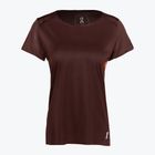 Women's running shirt On Running Performance-T mulberry/spice