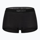 Women's thermal boxer briefs super.natural Tundra 175 Boyfriend Hipster jet black