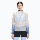 Women's On Zero undyed-white /cobalt running jacket