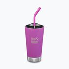 Klean Kanteen Tumbler Vacuum Insulated thermal mug berry bright