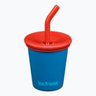 Klean Kanteen Kid's Steel Straw Lid 296 ml mykonos blue mug